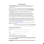 Property Donation Request Form example document template