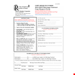 Marriage Contract Template - Create a Secure and Legal Agreement for Your Customer's Marriage example document template