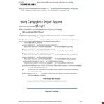 Sample Banking Compliance Resume example document template
