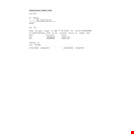 Salary Account Transfer Request Letter example document template 