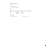 Salary Account Transfer Request Letter example document template