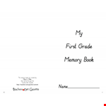 Grade School Memory Book Template example document template
