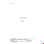 Professional Screenplay Template - Organize Scenes, Characters, and Locations Easily example document template