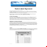 Lottery Ticket Pool Agreement Template example document template