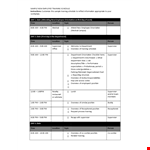 Employee Training Agenda - Training Supervisor Overview example document template 