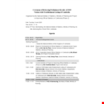 Ceremony Planning Example - Ministry of National Statistics Cambodia example document template