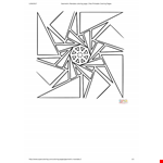 Geometric Mandala Coloring Page example document template