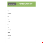 Fundraiser Receipt Book example document template