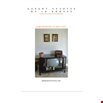Home Checklist example document template