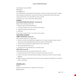 Entry Level Office Work Resume example document template