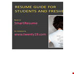 Fresher Resume Format Pdf example document template