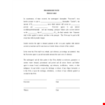 Free Sample Promissory Note Template example document template