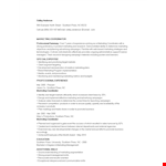 Professional Marketing Coordinator Resume example document template