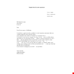 Job Experience Letter Template - Create a Professional Letter of Experience example document template