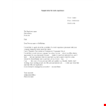 Job Experience Letter Template - Create a Professional Letter of Experience example document template 