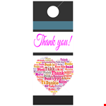 Door Hanger Template - Customizable and Printable Door Hanger Designs example document template