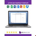 Letter Size Pamphlet example document template 