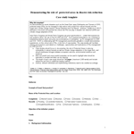Disaster Risk Reduction Case Study example document template