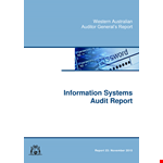 Information System Audit Report | Security, Information Access, System, Database example document template