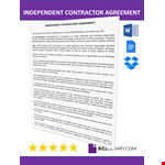 Independent Contractor Offer example document template