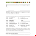 Client Intake Form Template example document template