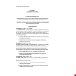 Insurance Sales Representative Resume example document template