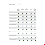 Effective Survey Design: Maximizing Responses with Likert Scales and Participant Numbers example document template