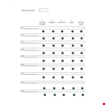 Effective Survey Design: Maximizing Responses with Likert Scales and Participant Numbers example document template 
