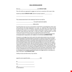 Music Services Deal Memo Template including Memorandum: Shall we proceed? example document template 