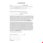 Music Services Deal Memo Template including Memorandum: Shall we proceed? example document template