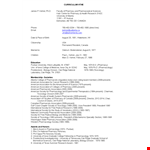 Pharmacist Faculty example document template