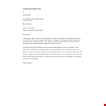 Farewell Invitation Letter example document template