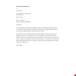 Farewell Invitation Letter example document template 