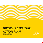 Diversity Strategic Action Plan example document template