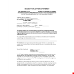 Services | Letter of Interest for Firms - Get Noticed! example document template 