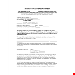 Services | Letter of Interest for Firms - Get Noticed! example document template