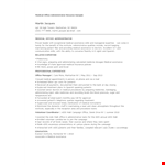 Medical Office Administrator Resume Sample example document template