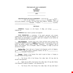 Equipment Sales Contract Template example document template