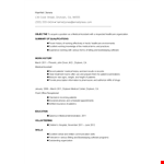 Medical Clinical Assistant Resume example document template