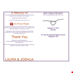 Unique Wedding Program Template - Make Your Special Day Unforgettable example document template