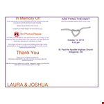 Unique Wedding Program Template - Make Your Special Day Unforgettable example document template 