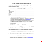 Order Summer Grocery Dollars - Form | GroceryDollarsSummer example document template