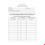 Patient Medication example document template