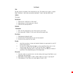 Lab Report Template - Improve Your Study Results example document template