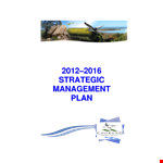 Strategic Management Action Plan example document template