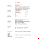 Download Resume Format For Bpo Fresher example document template