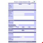 Get Your Order Form Template for Project Changes | Easy Request example document template