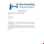 Corporate Consultant Resignation Letter example document template