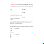 Child Medical Consent Form Template - Parental Consent for Medical Procedures example document template