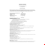 Commercial Property Manager Resume example document template